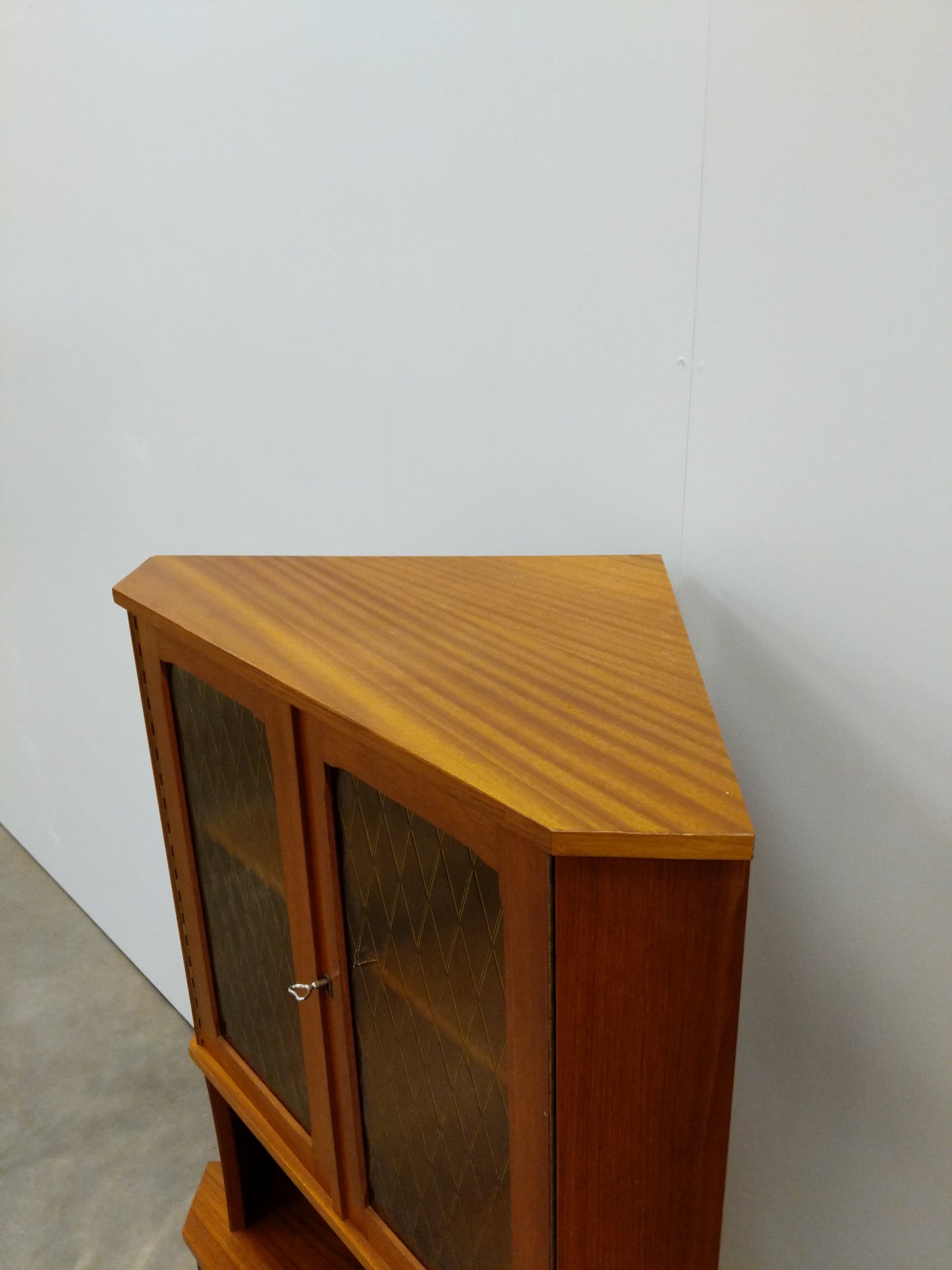 Vintage Danish Modern Teak Corner Cabinet