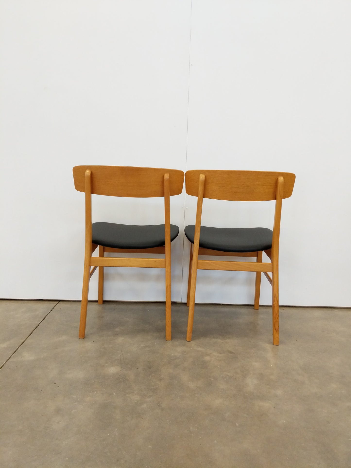 Pair of Vintage Danish Modern Dining Chairs by Farstrup