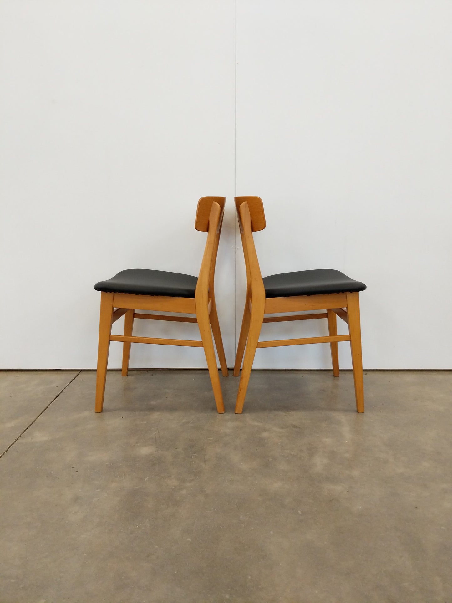 Pair of Vintage Danish Modern Dining Chairs by Farstrup