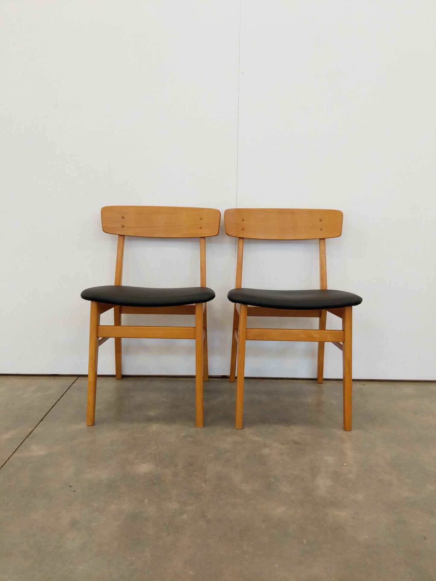Pair of Vintage Danish Modern Dining Chairs by Farstrup