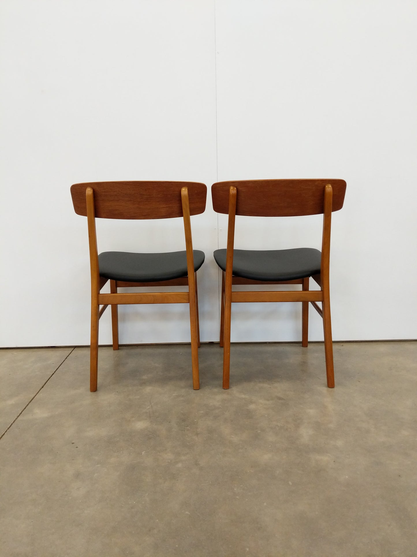Pair of Vintage Danish Modern Dining Chairs by Farstrup