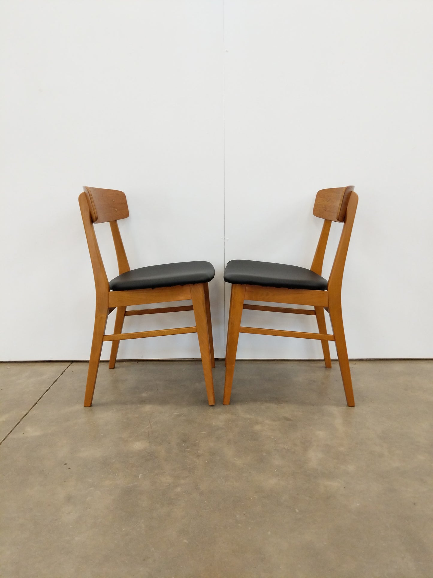 Pair of Vintage Danish Modern Dining Chairs by Farstrup