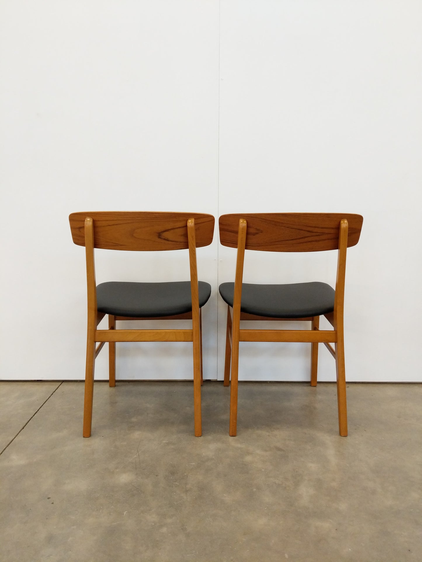 Pair of Vintage Danish Modern Dining Chairs by Farstrup