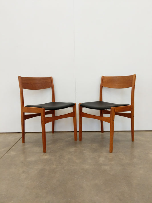 Pair of Vintage Danish Modern Dining Chairs