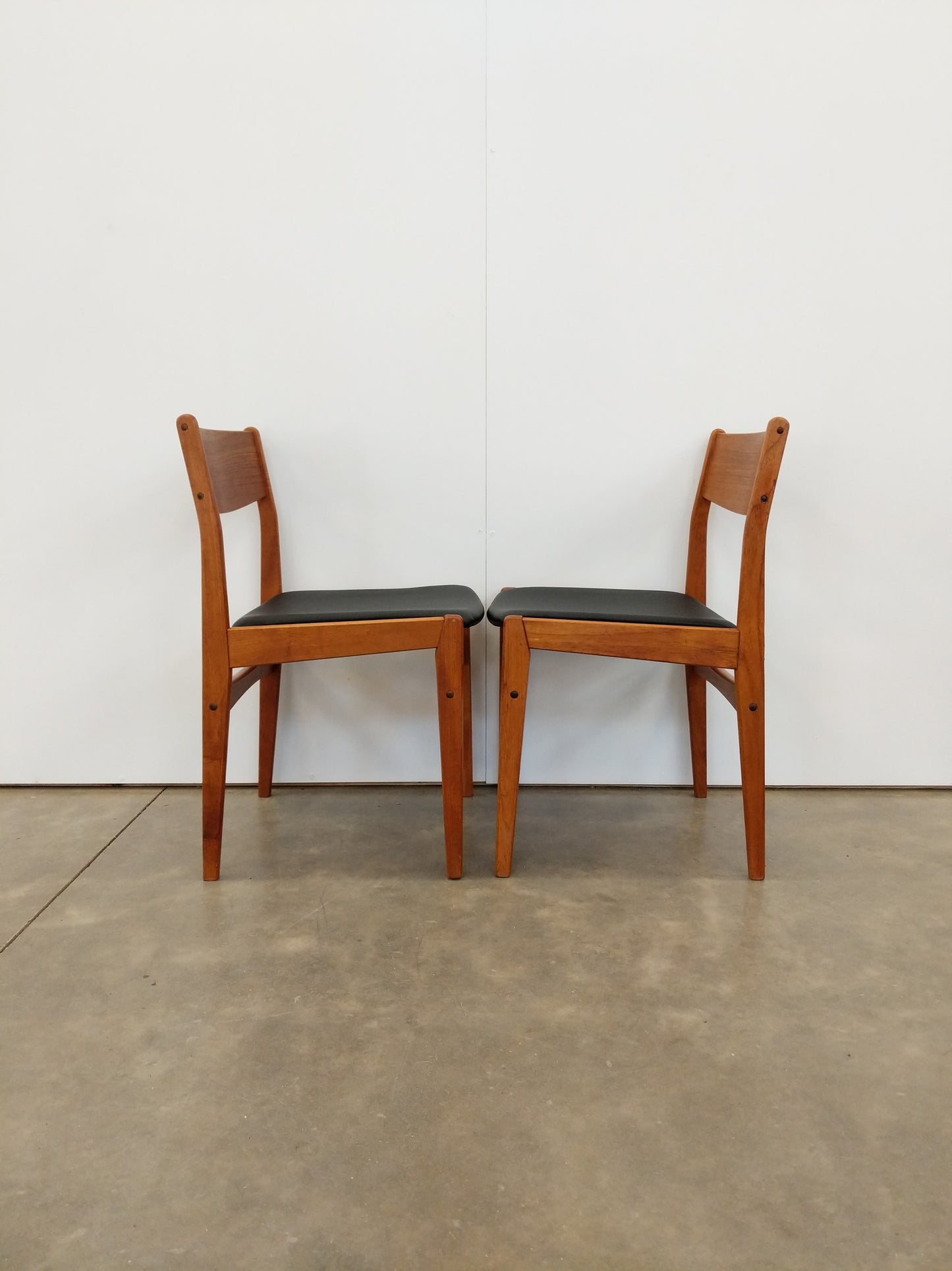 Pair of Vintage Danish Modern Dining Chairs