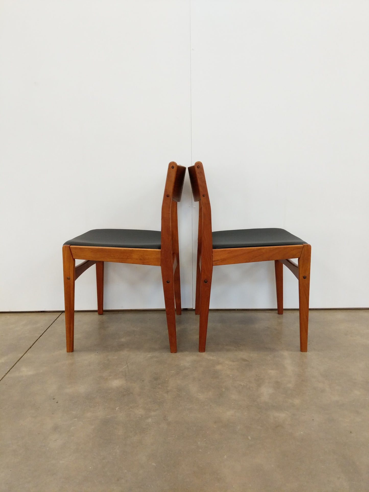 Pair of Vintage Danish Modern Dining Chairs