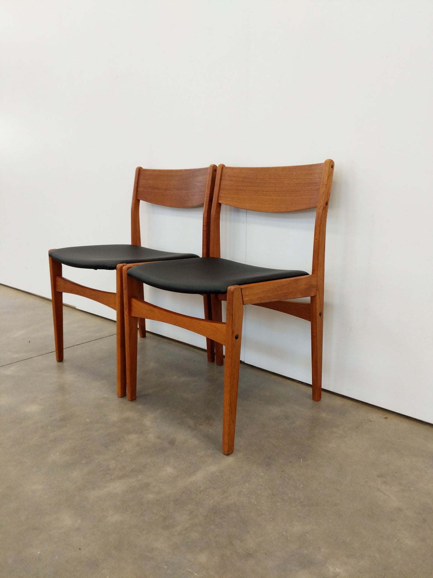 Pair of Vintage Danish Modern Dining Chairs