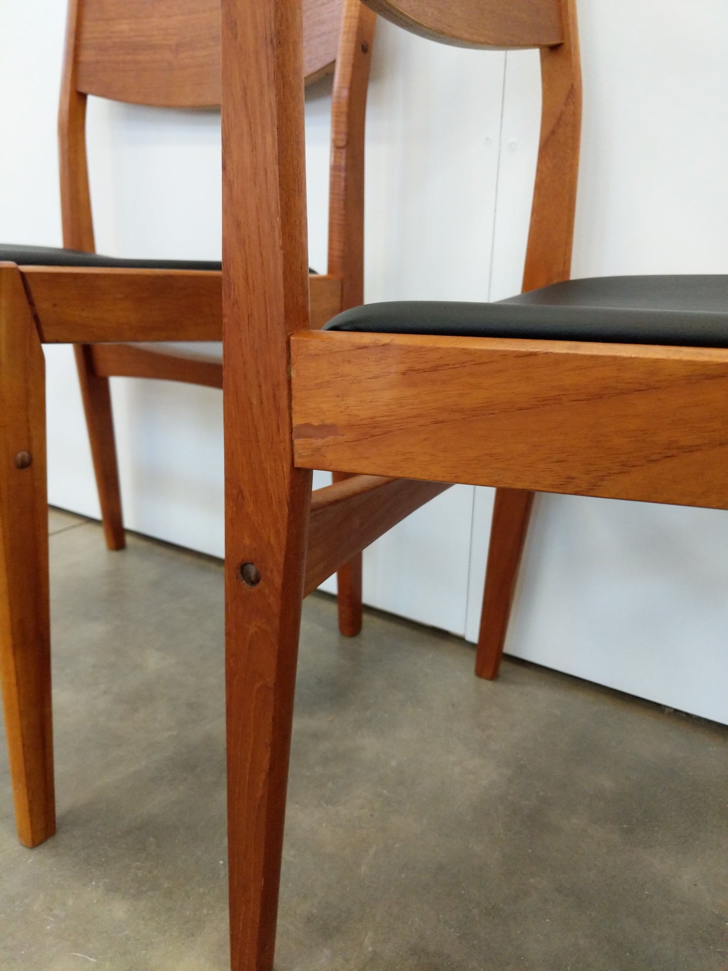 Pair of Vintage Danish Modern Dining Chairs