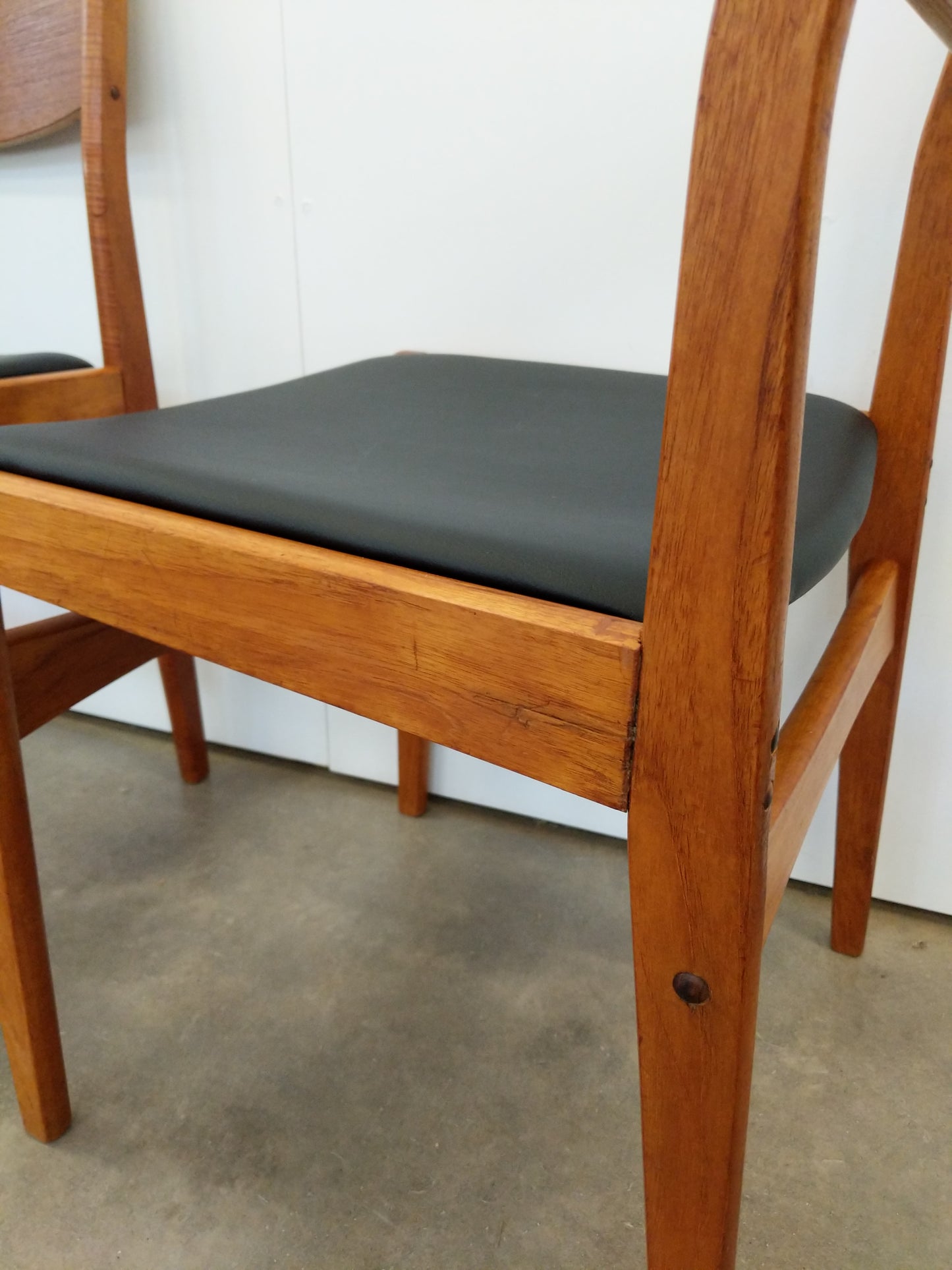 Pair of Vintage Danish Modern Dining Chairs