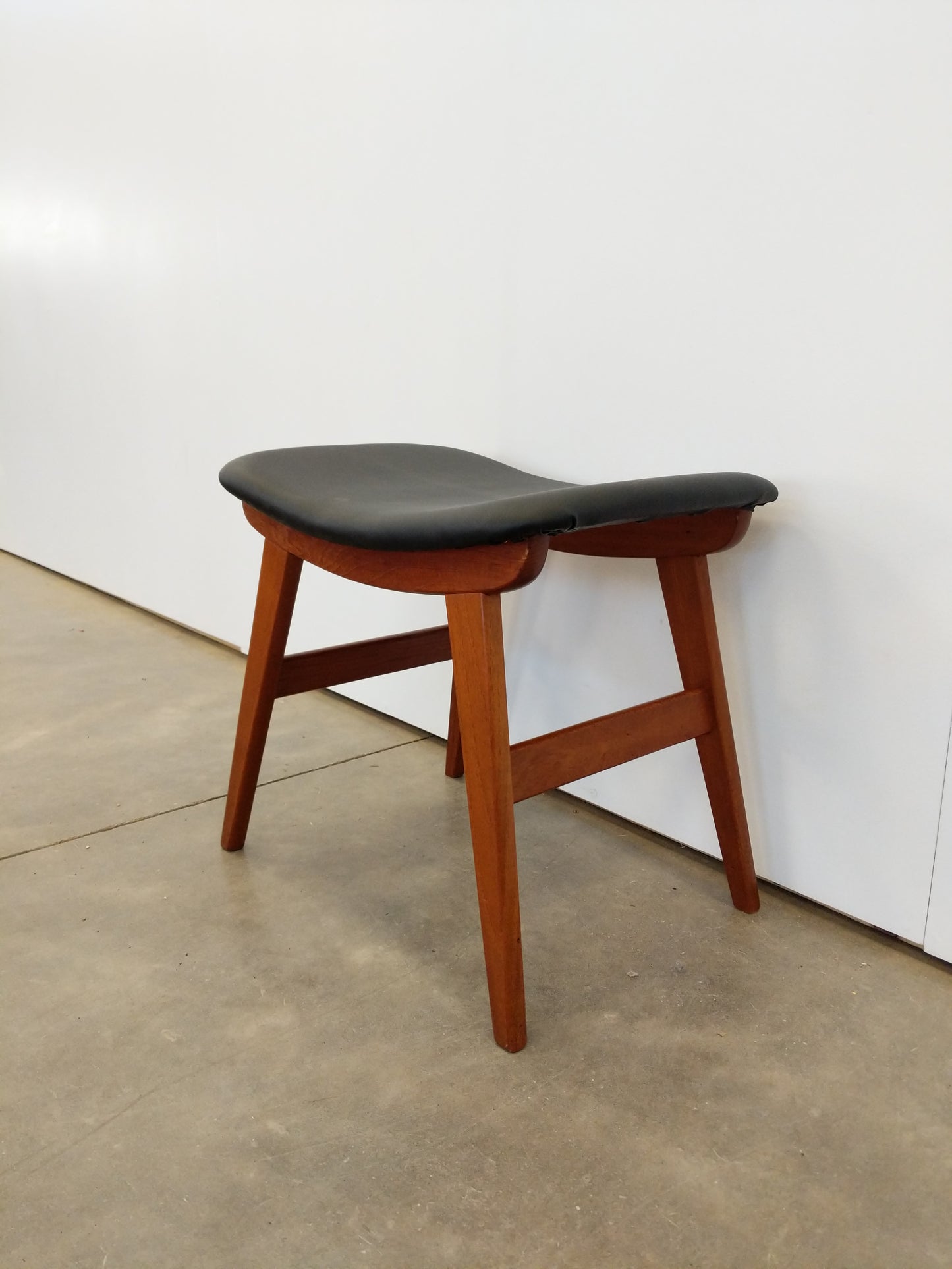 Vintage Danish Modern Teak Foot Stool