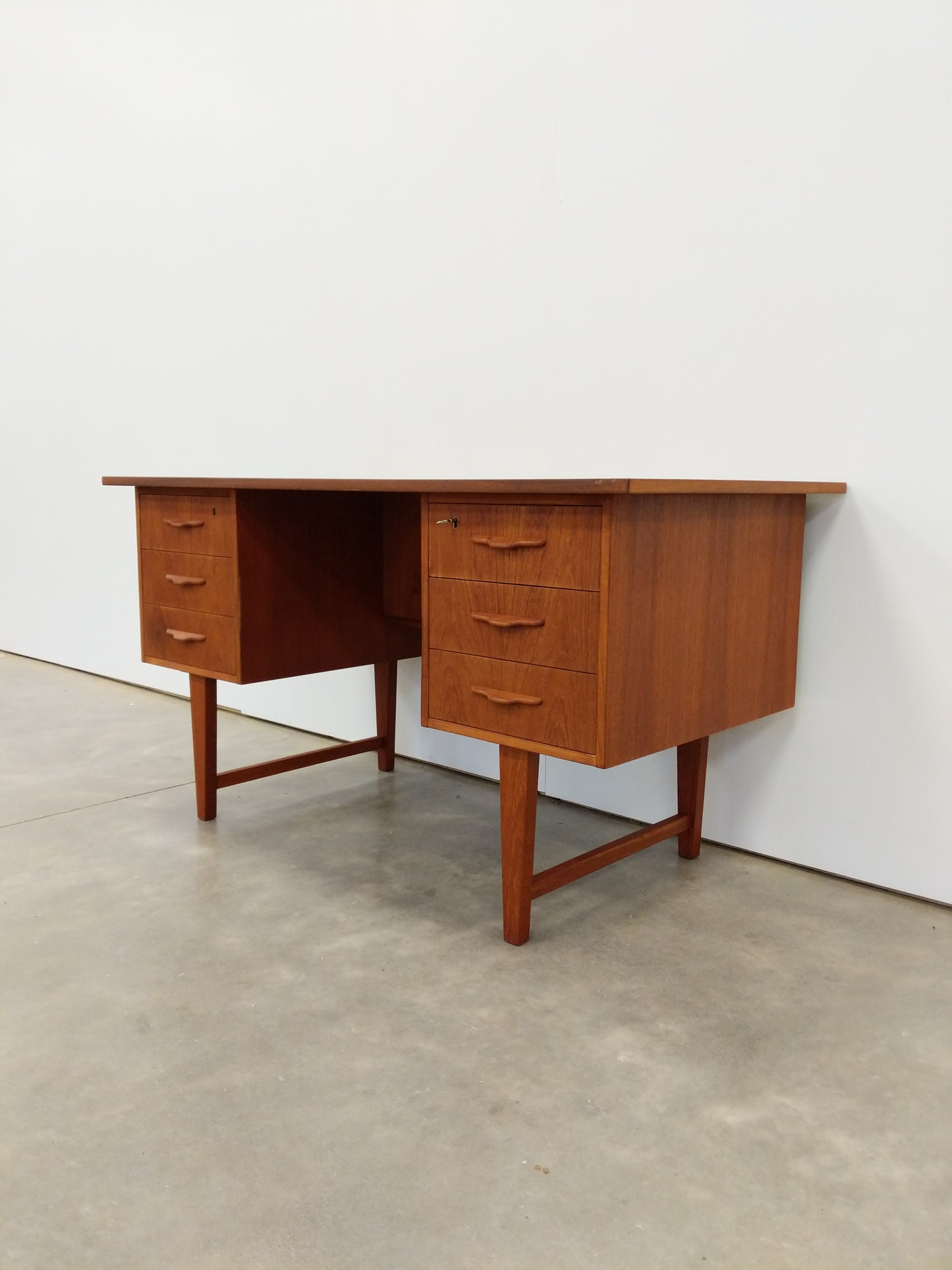 Vintage Danish Modern Teak Desk