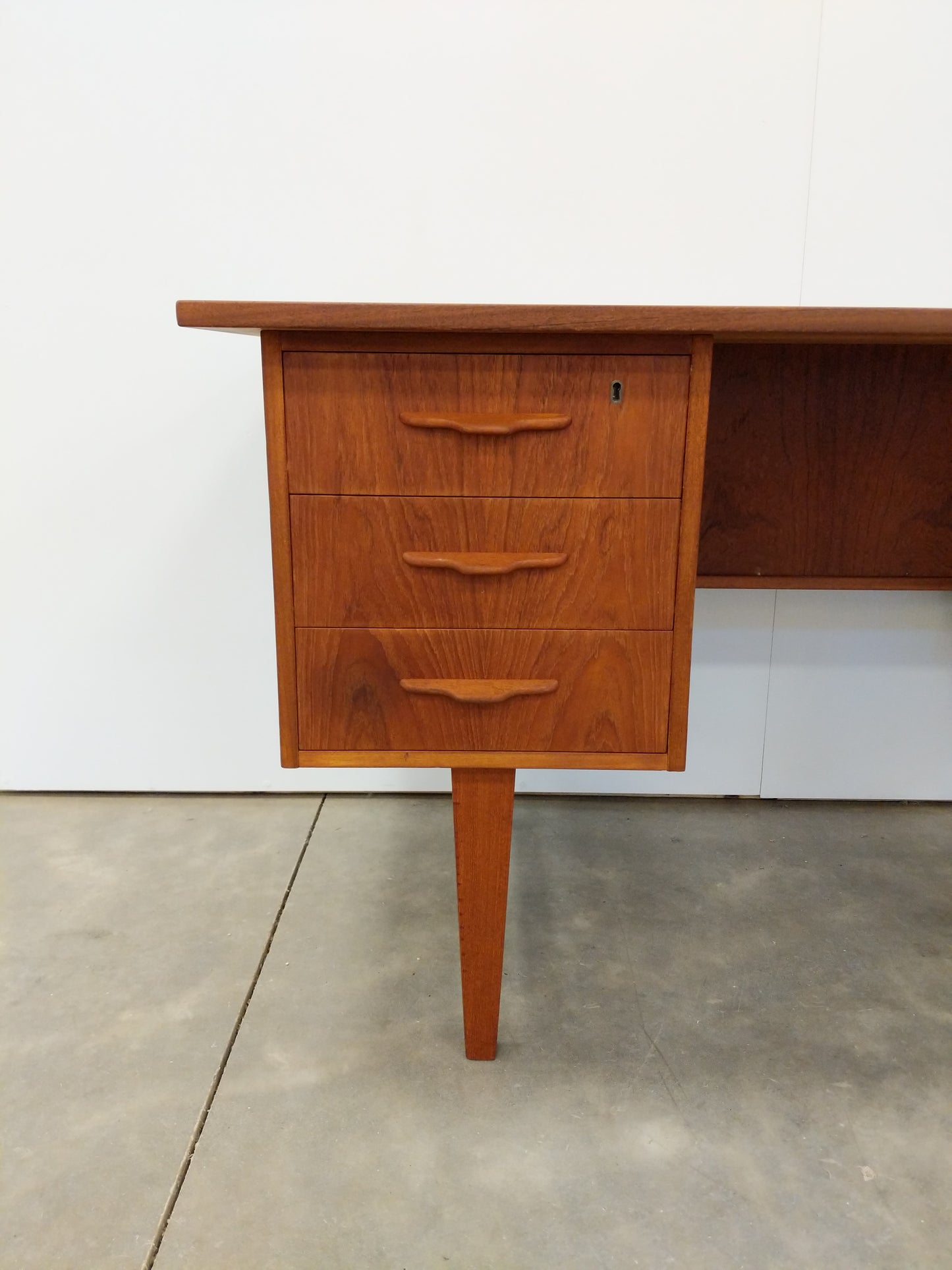 Vintage Danish Modern Teak Desk
