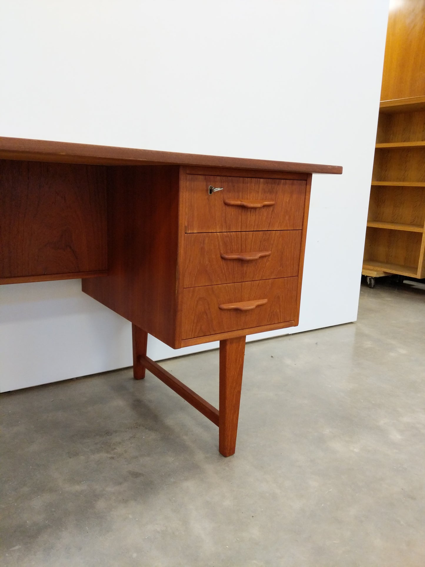Vintage Danish Modern Teak Desk