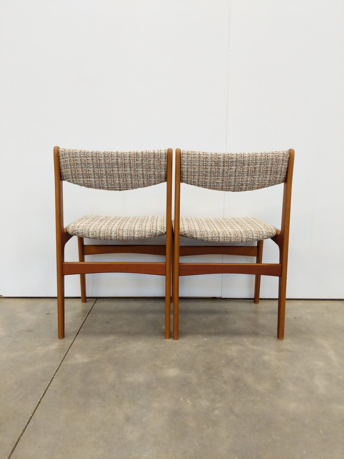 Pair of Vintage Danish Modern Dining Chairs by Erik Buch