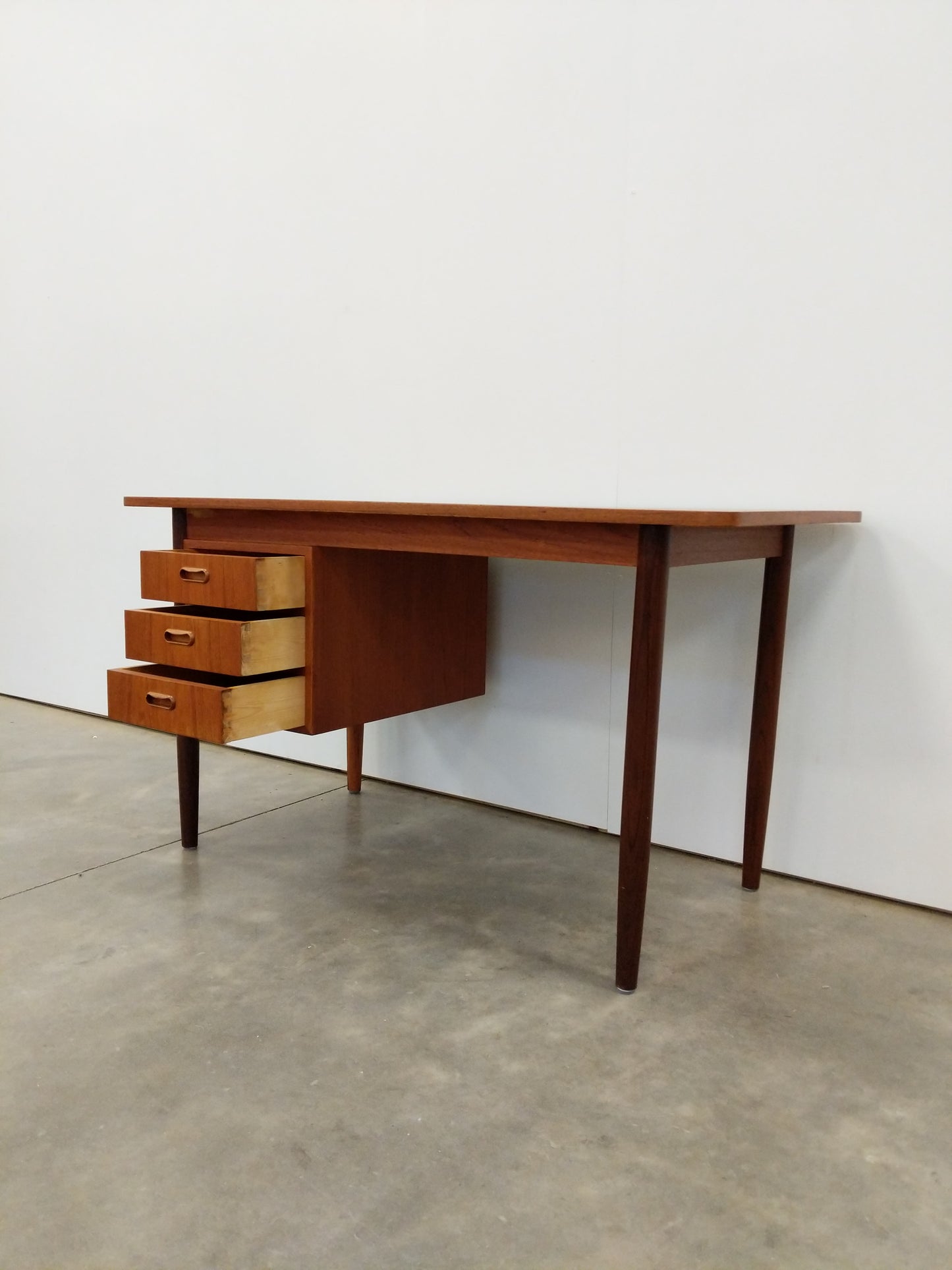 Vintage Danish Modern Teak Desk
