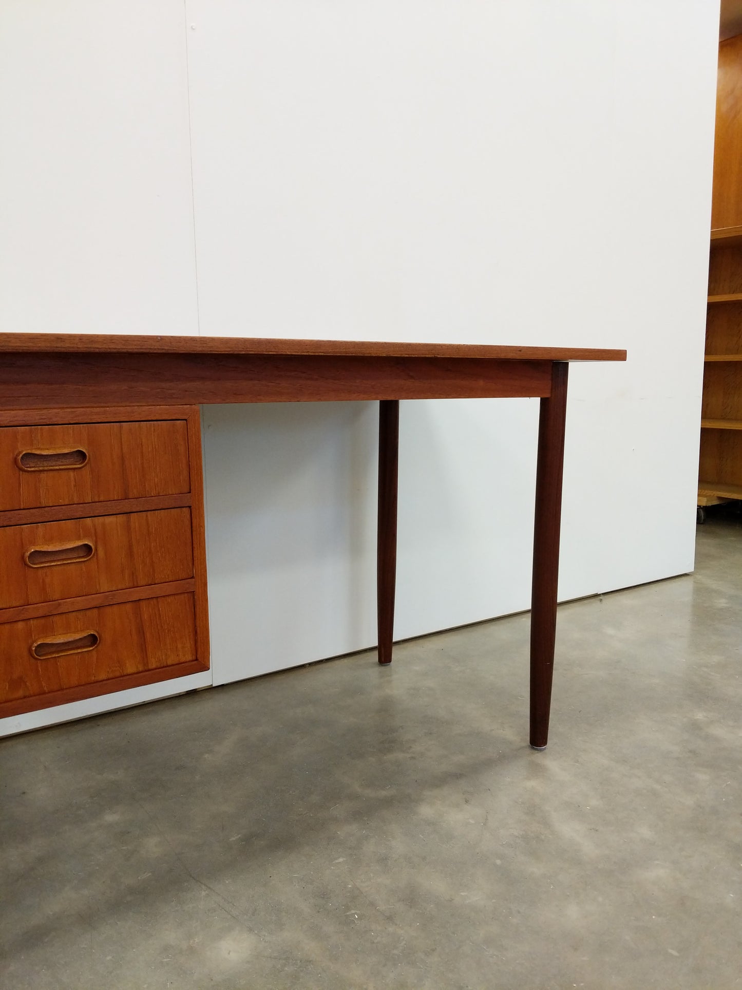 Vintage Danish Modern Teak Desk