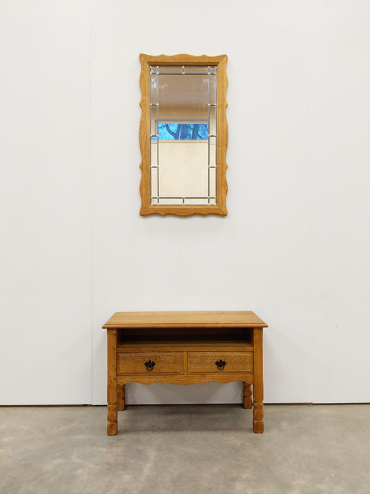 Vintage Danish Oak Entry Set