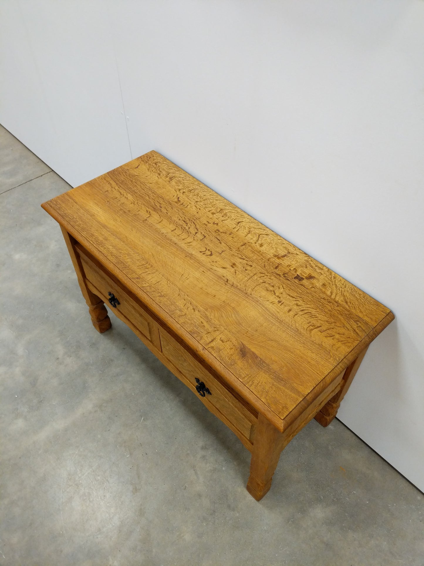 Vintage Danish Oak Entry Set