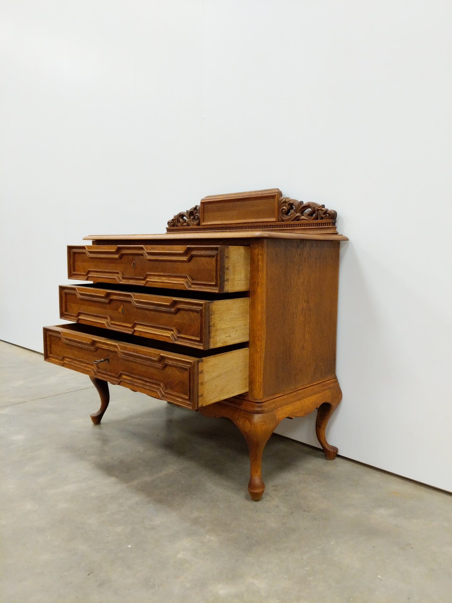 Vintage Danish Oak Dresser
