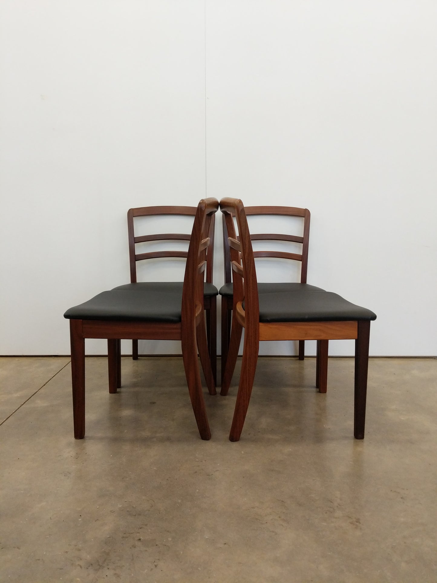 Set of 4 Vintage Mid Century Modern Dining Chairs by G Plan