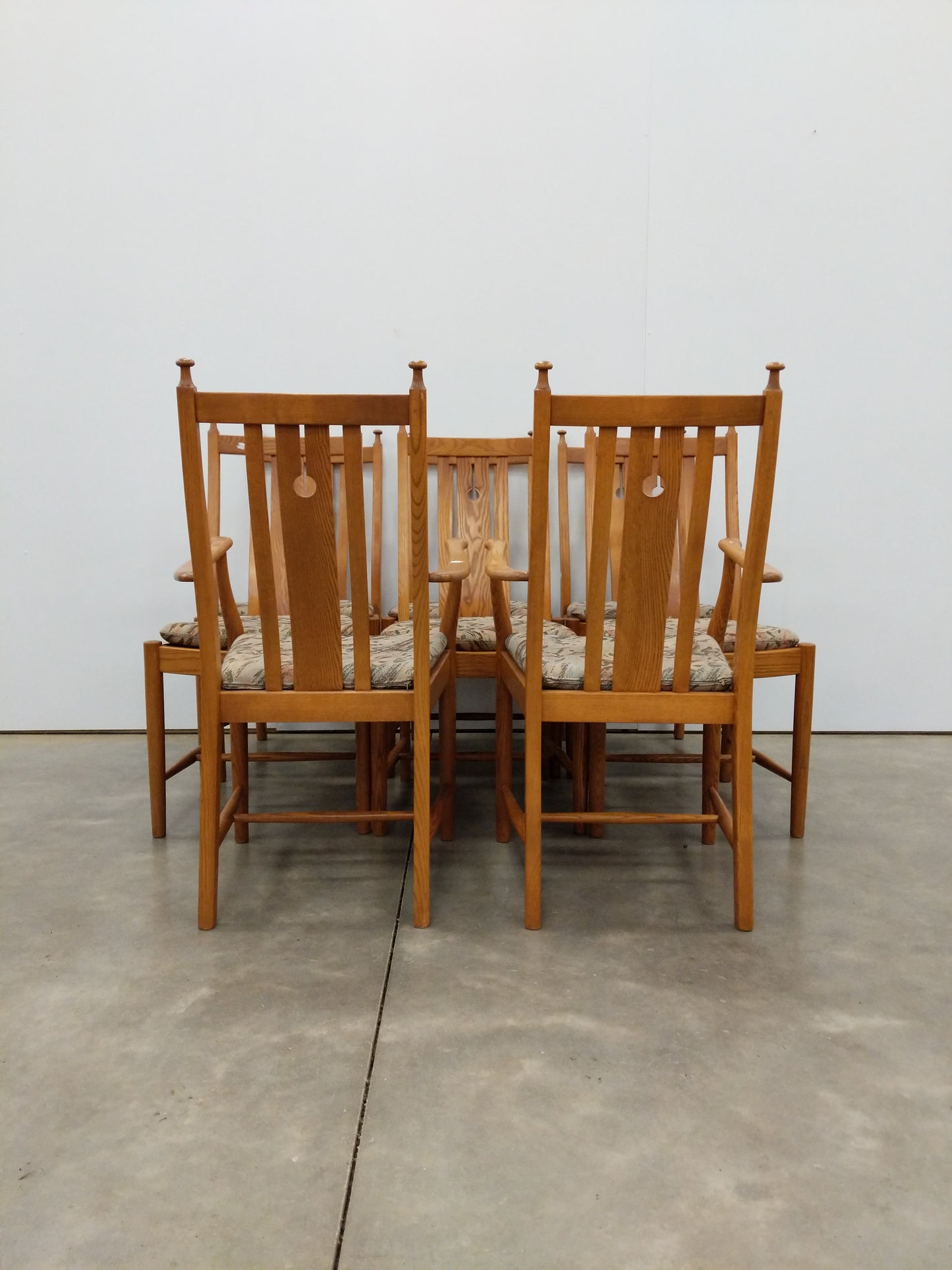 Set of 8 Vintage Dining Chairs by Ercol