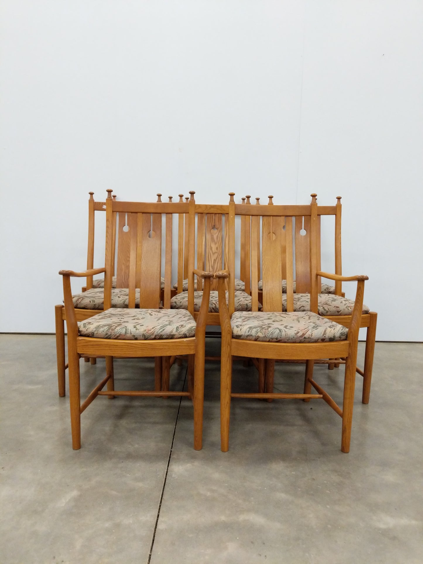 Set of 8 Vintage Dining Chairs by Ercol