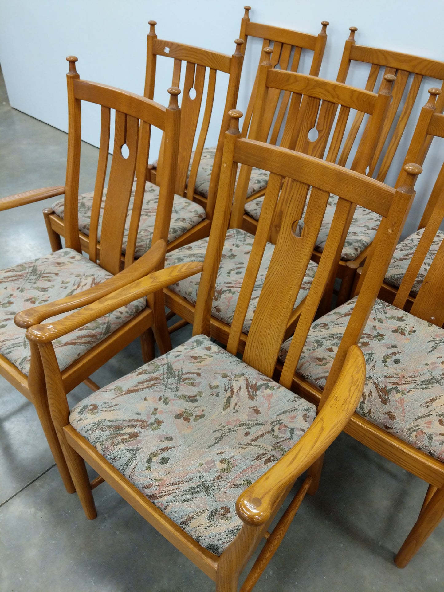 Set of 8 Vintage Dining Chairs by Ercol