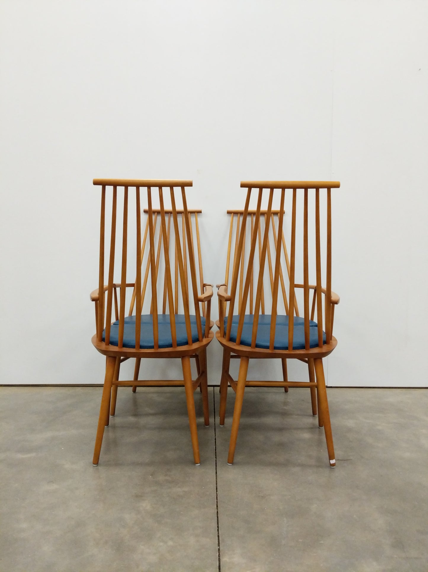 Set of 4 Vintage Danish Modern Armchairs