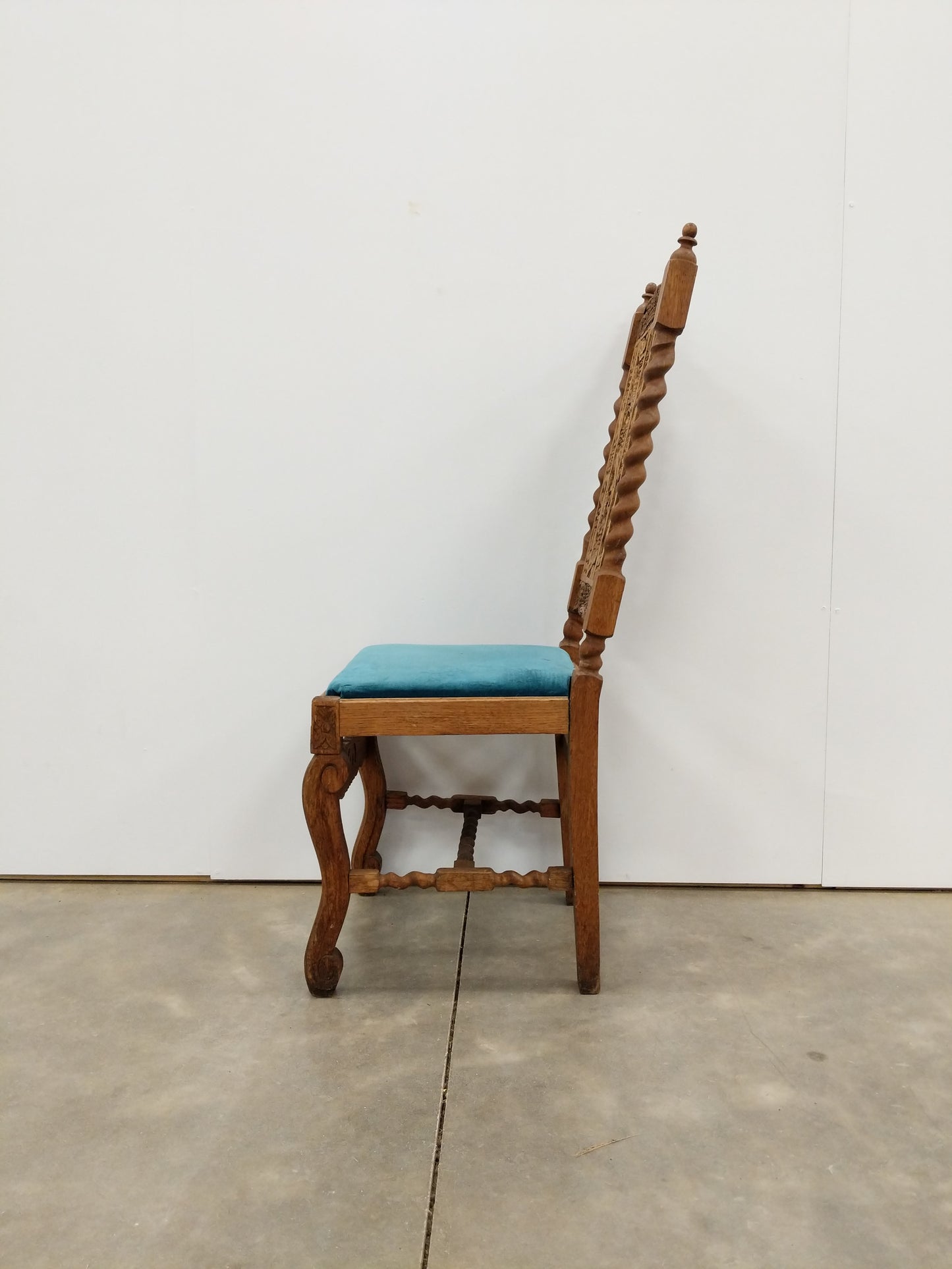 Antique Carved Oak Chair