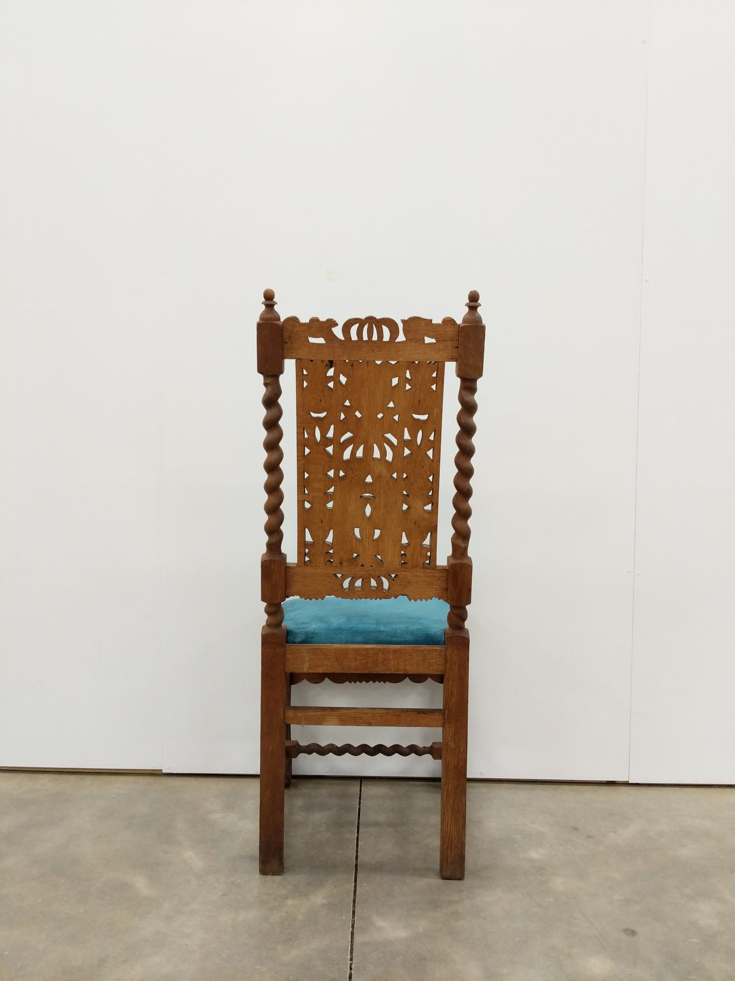 Antique Carved Oak Chair