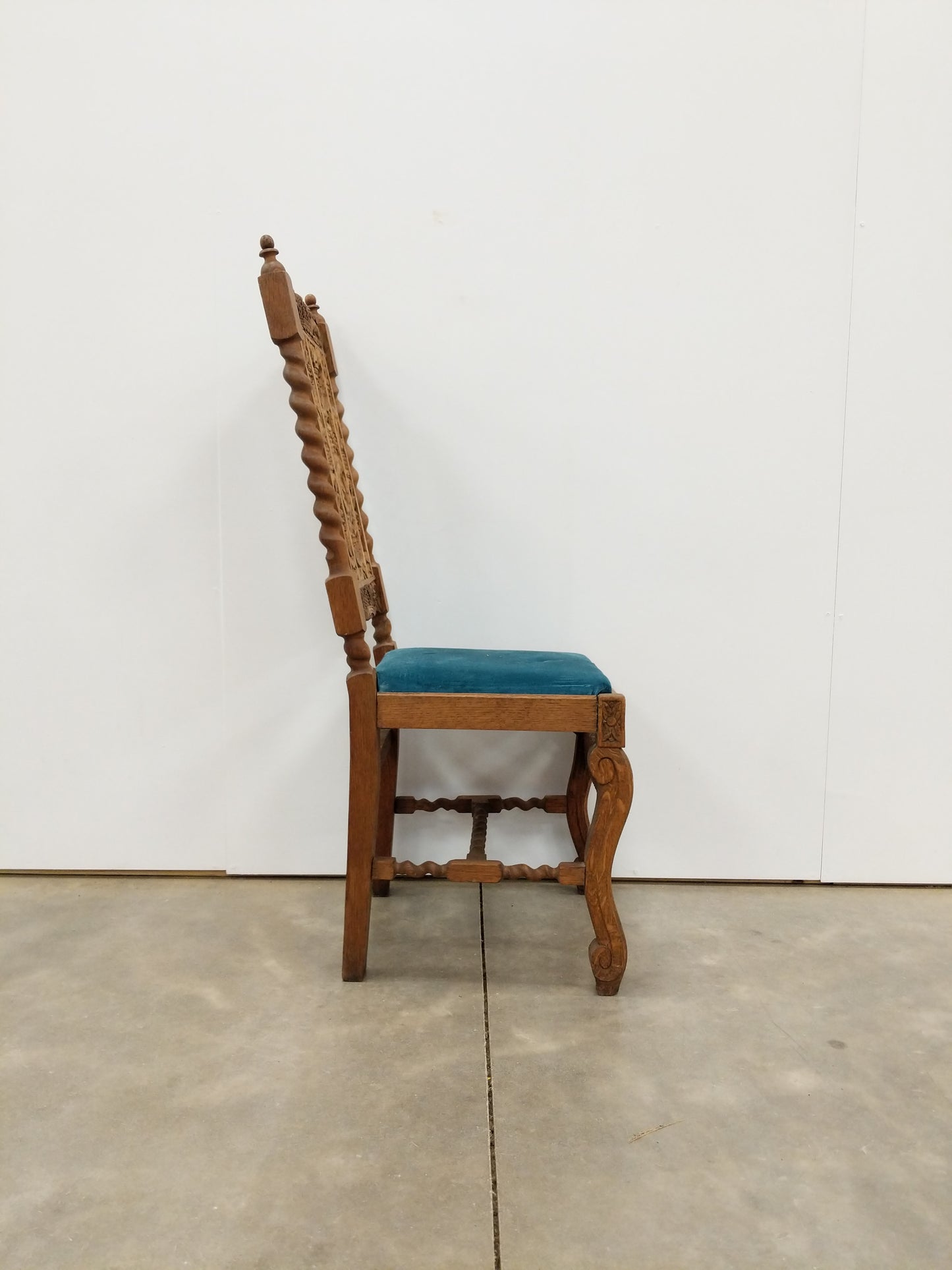 Antique Carved Oak Chair