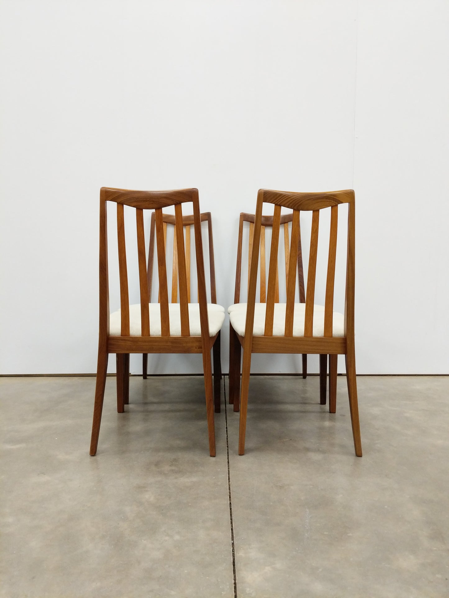 Set of 4 Vintage Mid Century Modern Dining Chairs by G Plan