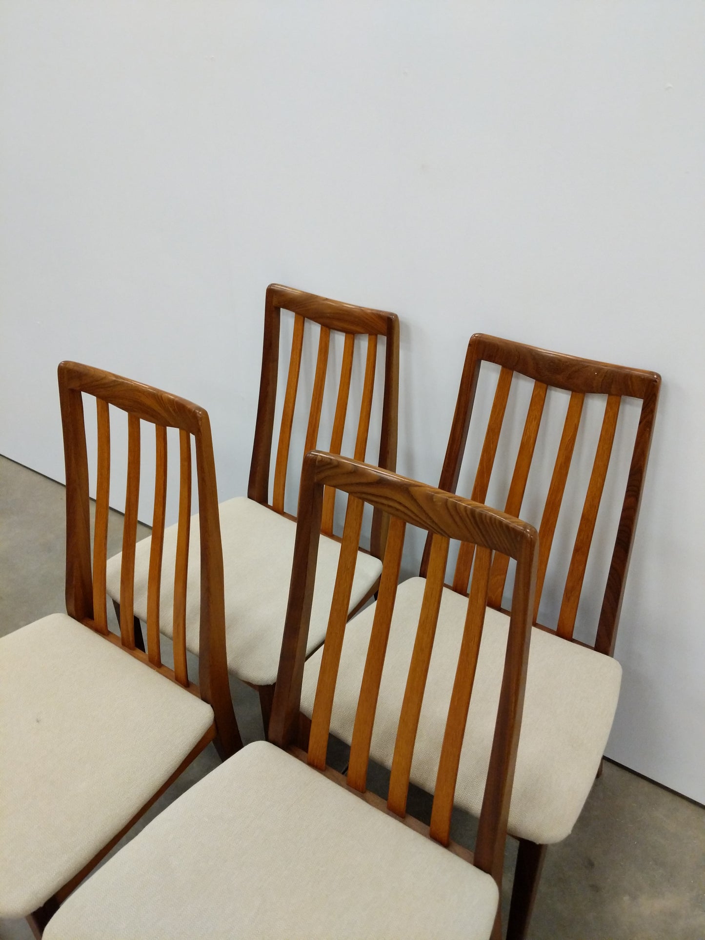 Set of 4 Vintage Mid Century Modern Dining Chairs by G Plan