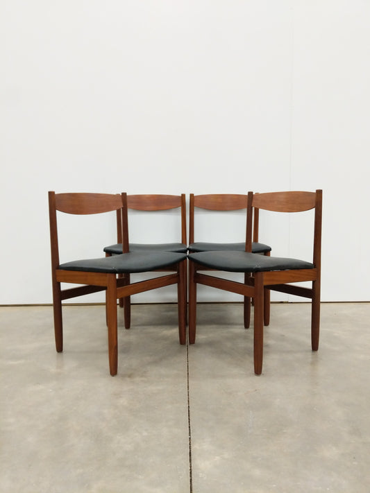 Set of 4 Vintage Mid Century Modern Dining Chairs