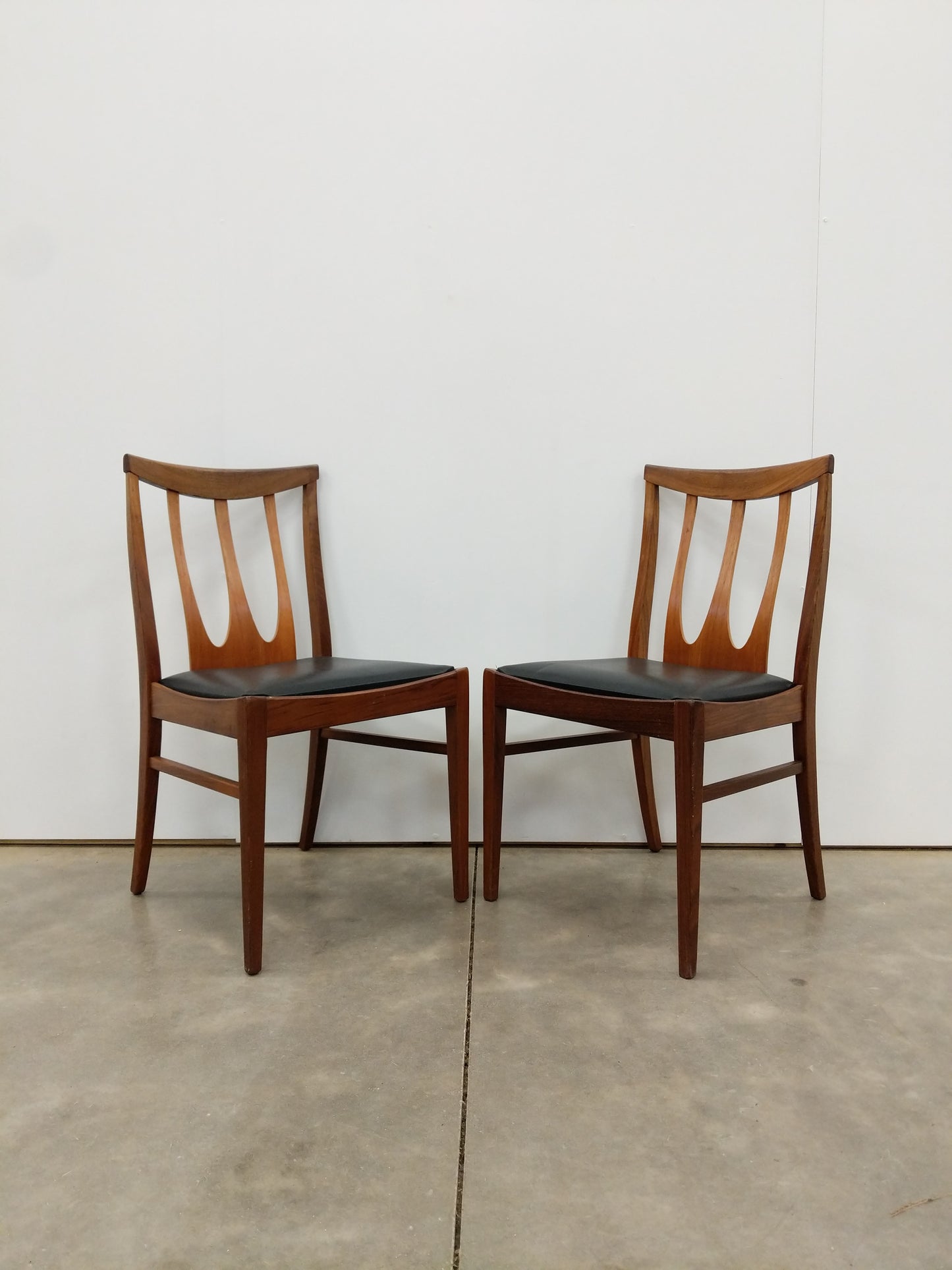 Pair of Vintage Mid Century Modern Dining Chairs by G Plan