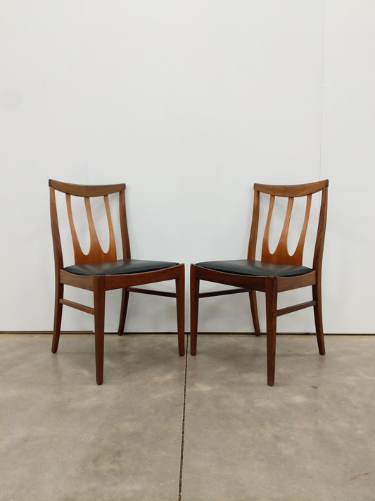 Pair of Vintage Mid Century Modern Dining Chairs by G Plan