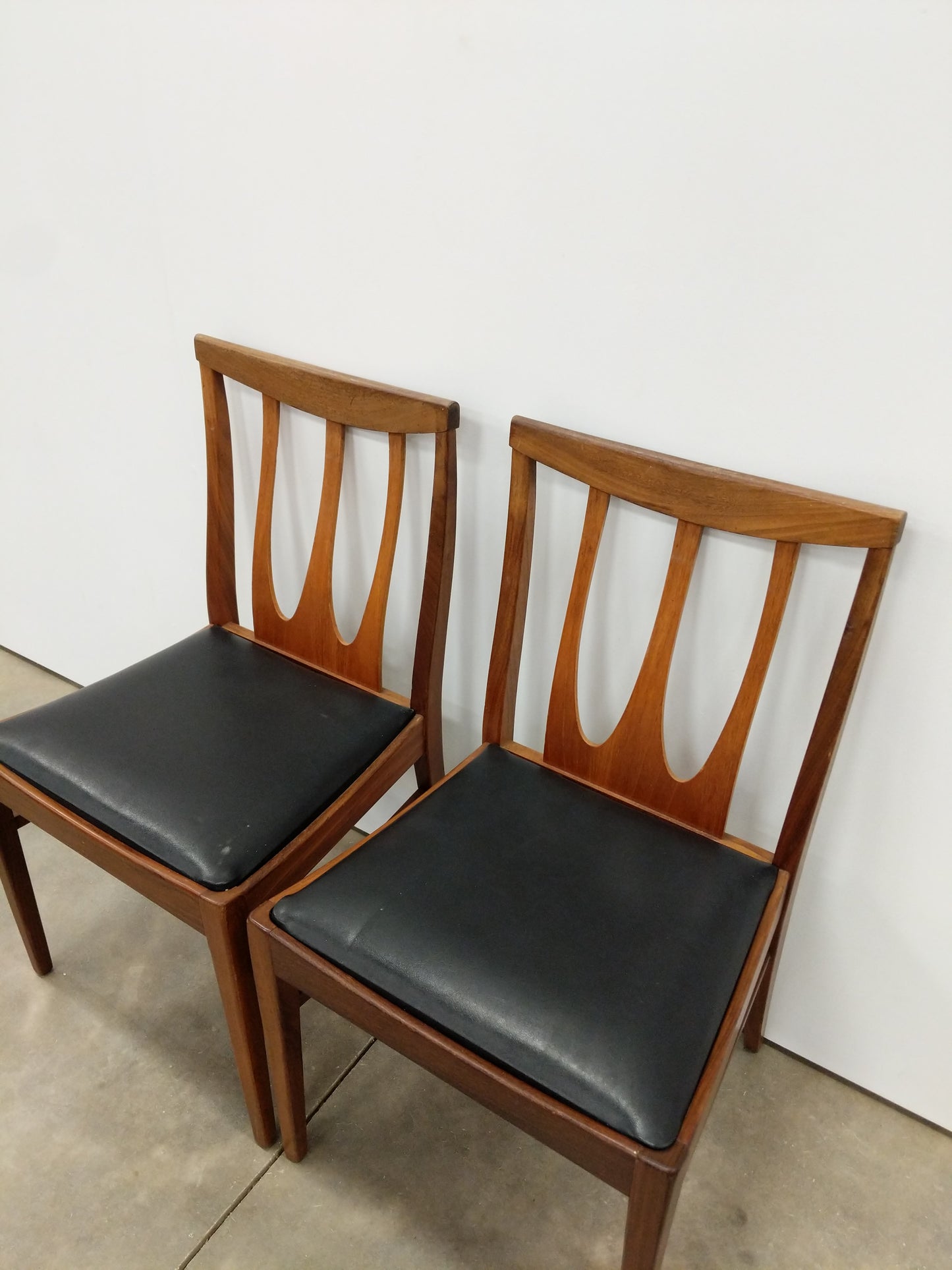 Pair of Vintage Mid Century Modern Dining Chairs by G Plan