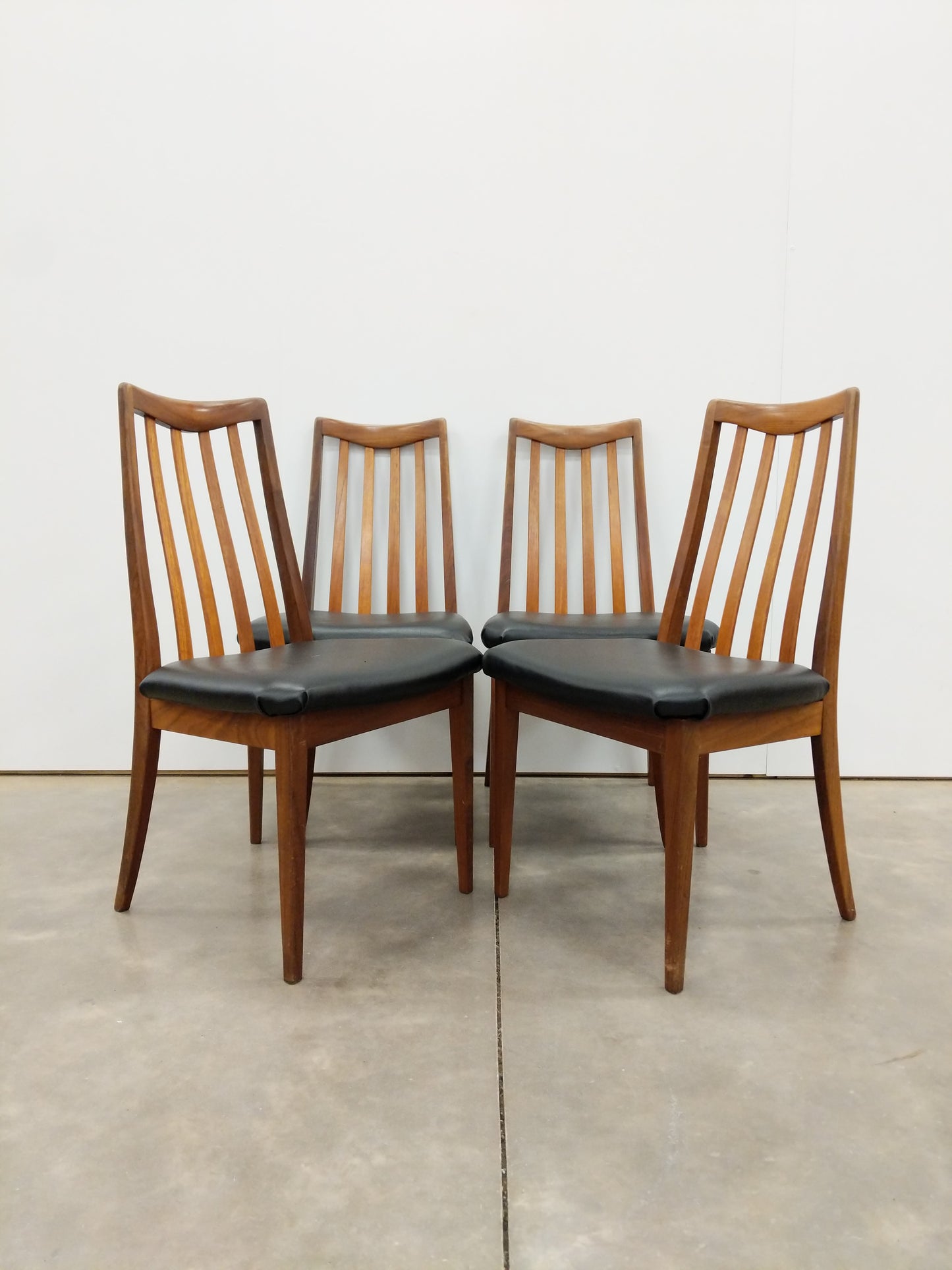 Set of 4 Vintage Mid Century Modern Dining Chairs by G Plan