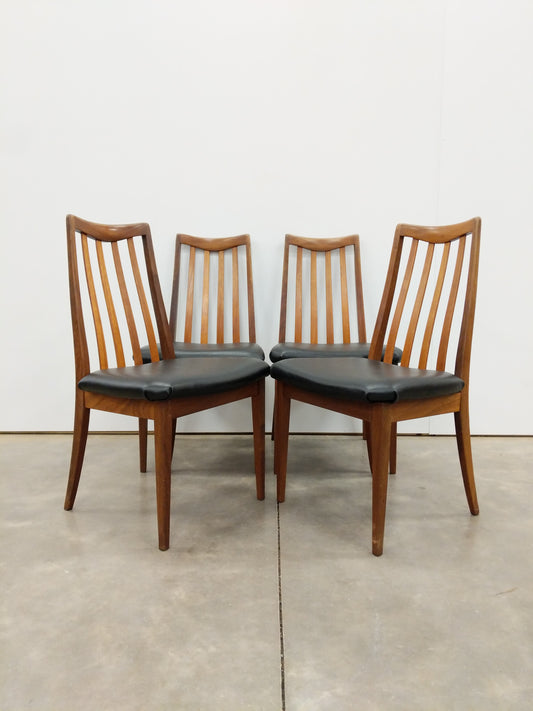 Set of 4 Vintage Mid Century Modern Dining Chairs by G Plan