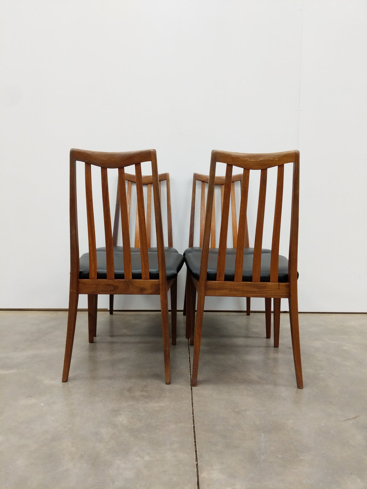 Set of 4 Vintage Mid Century Modern Dining Chairs by G Plan