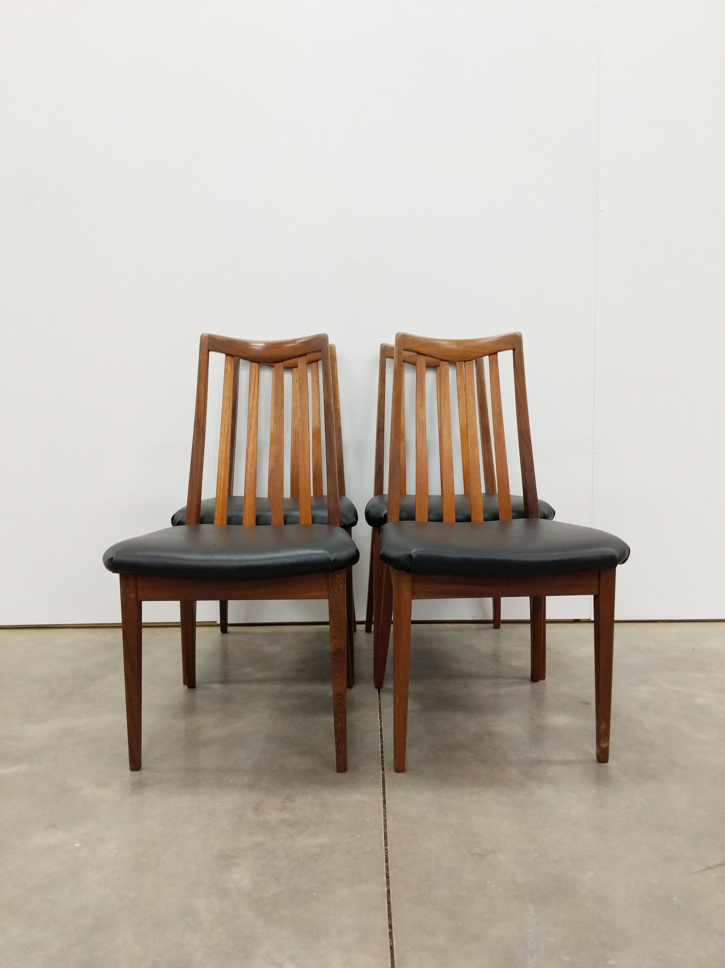 Set of 4 Vintage Mid Century Modern Dining Chairs by G Plan