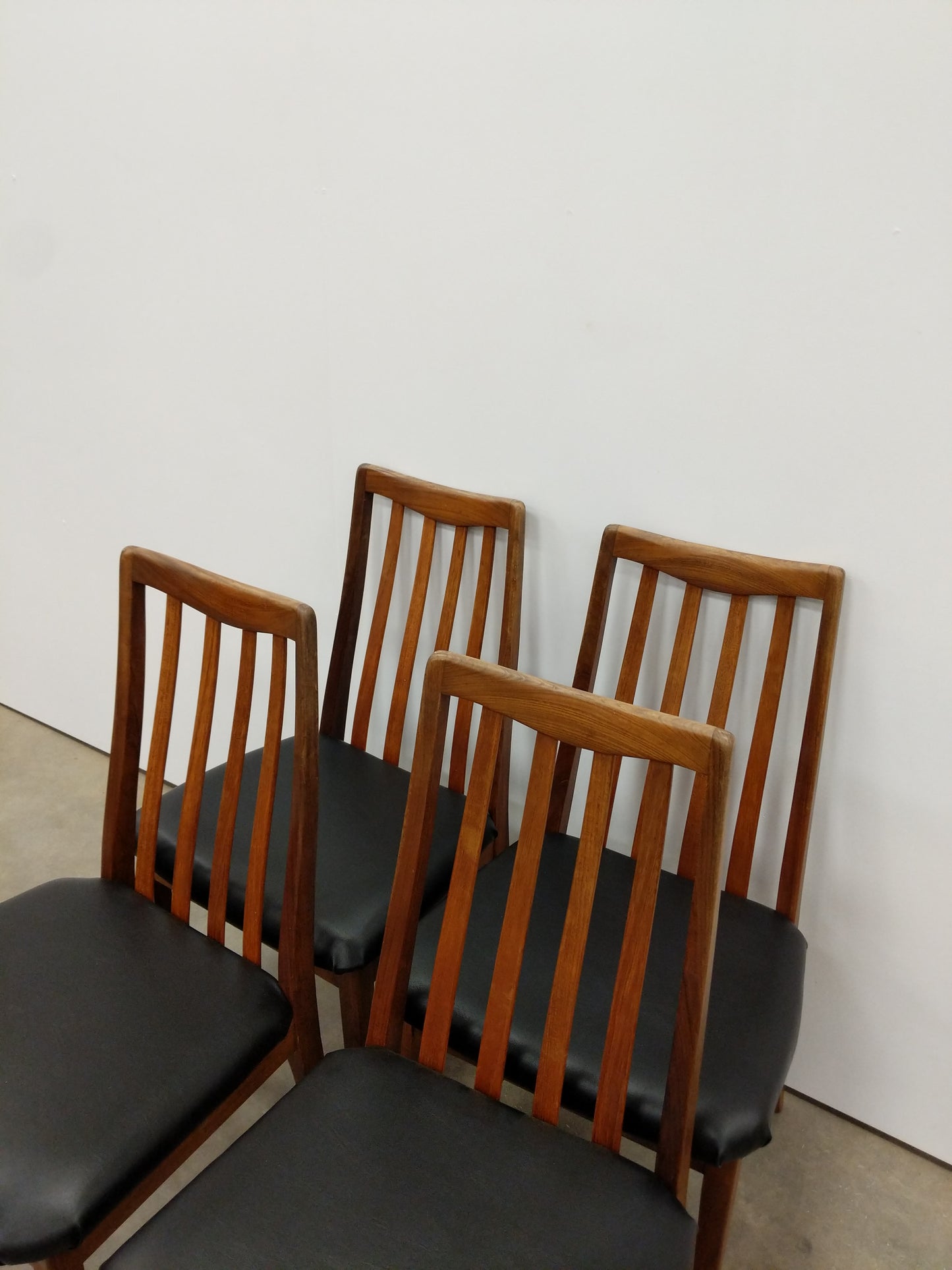 Set of 4 Vintage Mid Century Modern Dining Chairs by G Plan