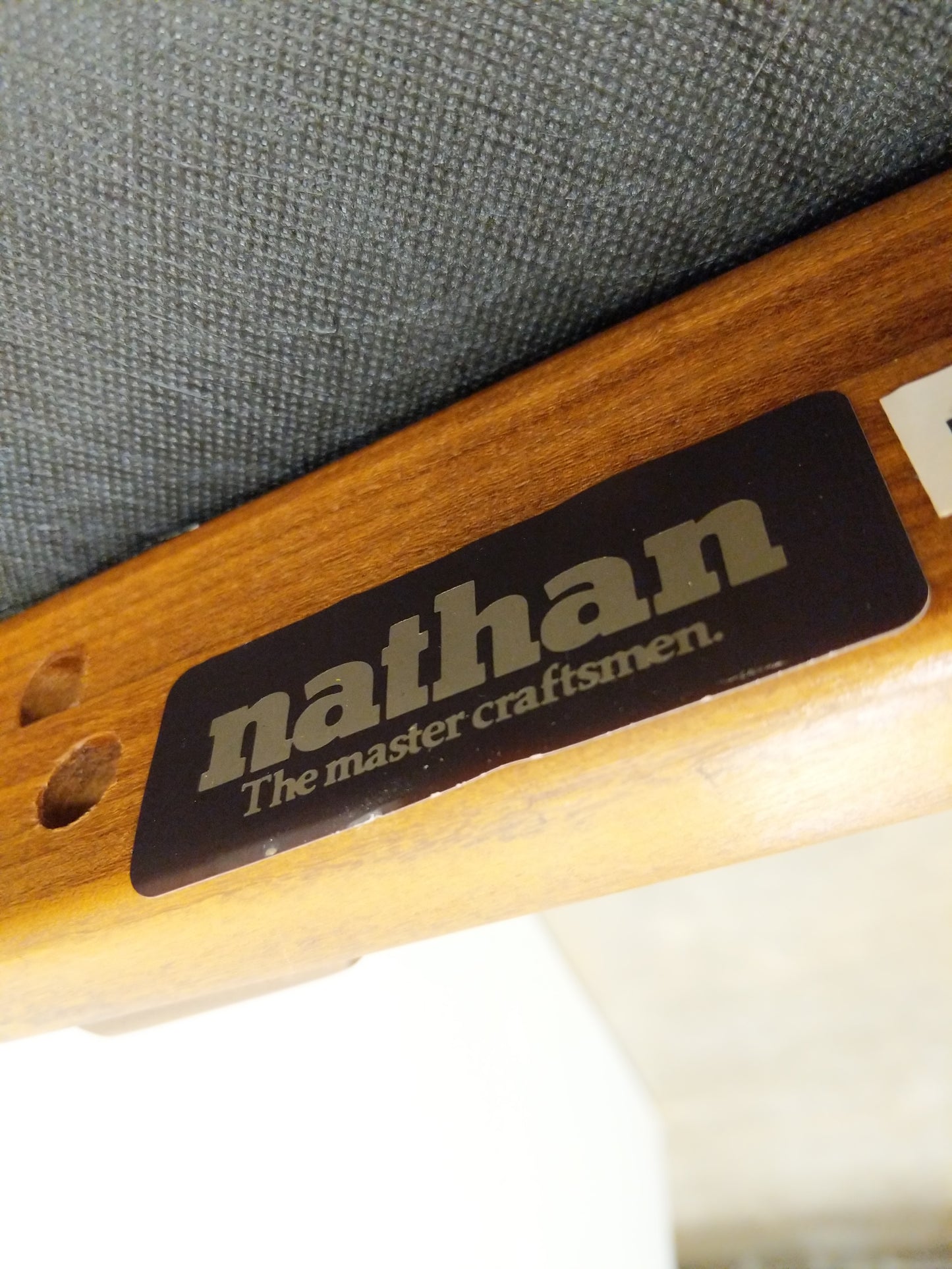 Pair of Vintage Mid Century Modern Dining Armchairs by Nathan