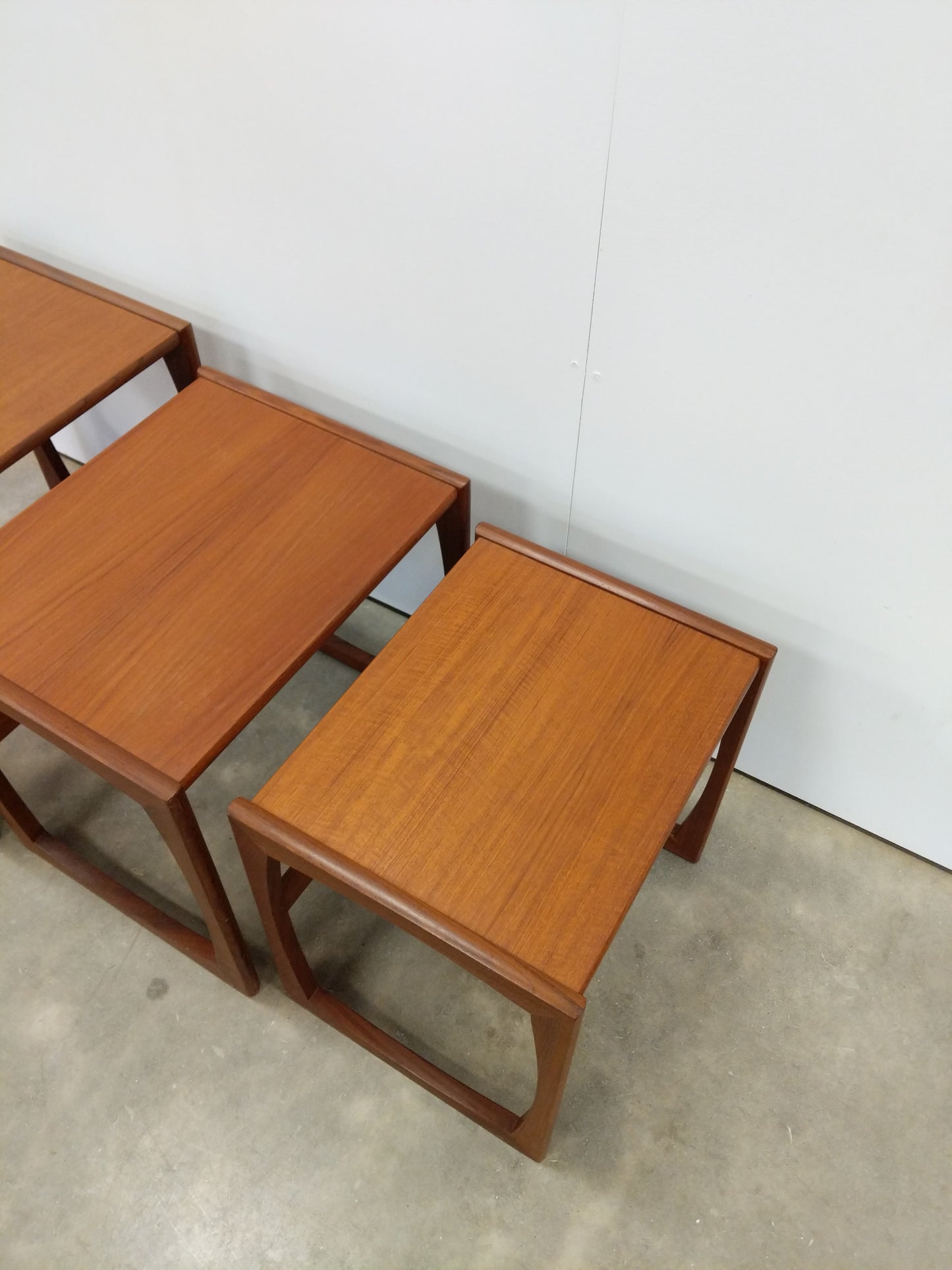Set of Vintage Mid Century Modern Teak Nesting Tables by G Plan