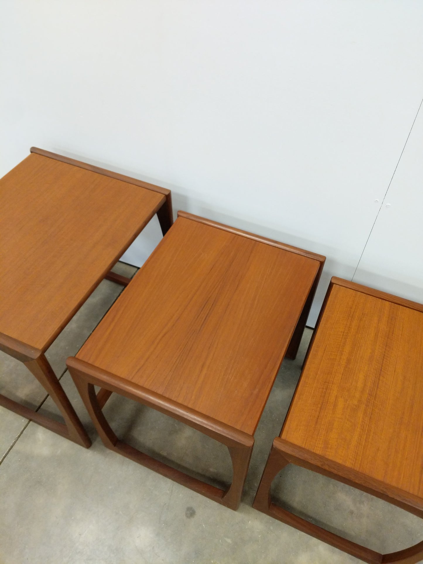 Set of Vintage Mid Century Modern Teak Nesting Tables by G Plan