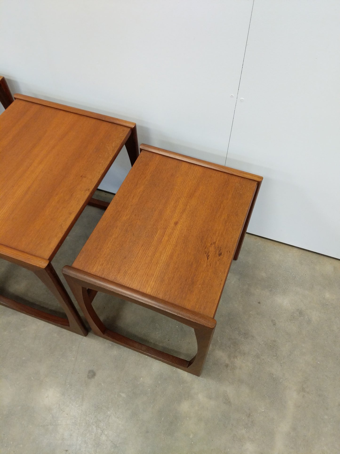 Set of Vintage Mid Century Modern Teak Nesting Tables by G Plan