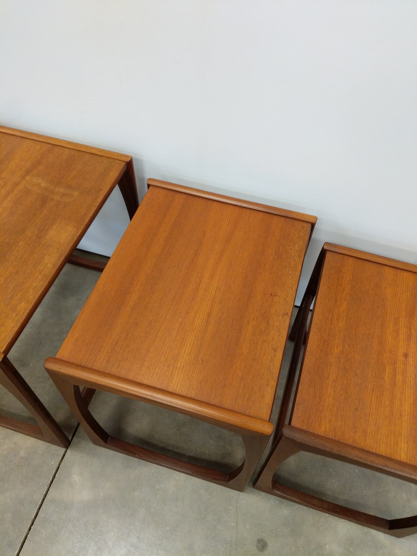 Set of Vintage Mid Century Modern Teak Nesting Tables by G Plan