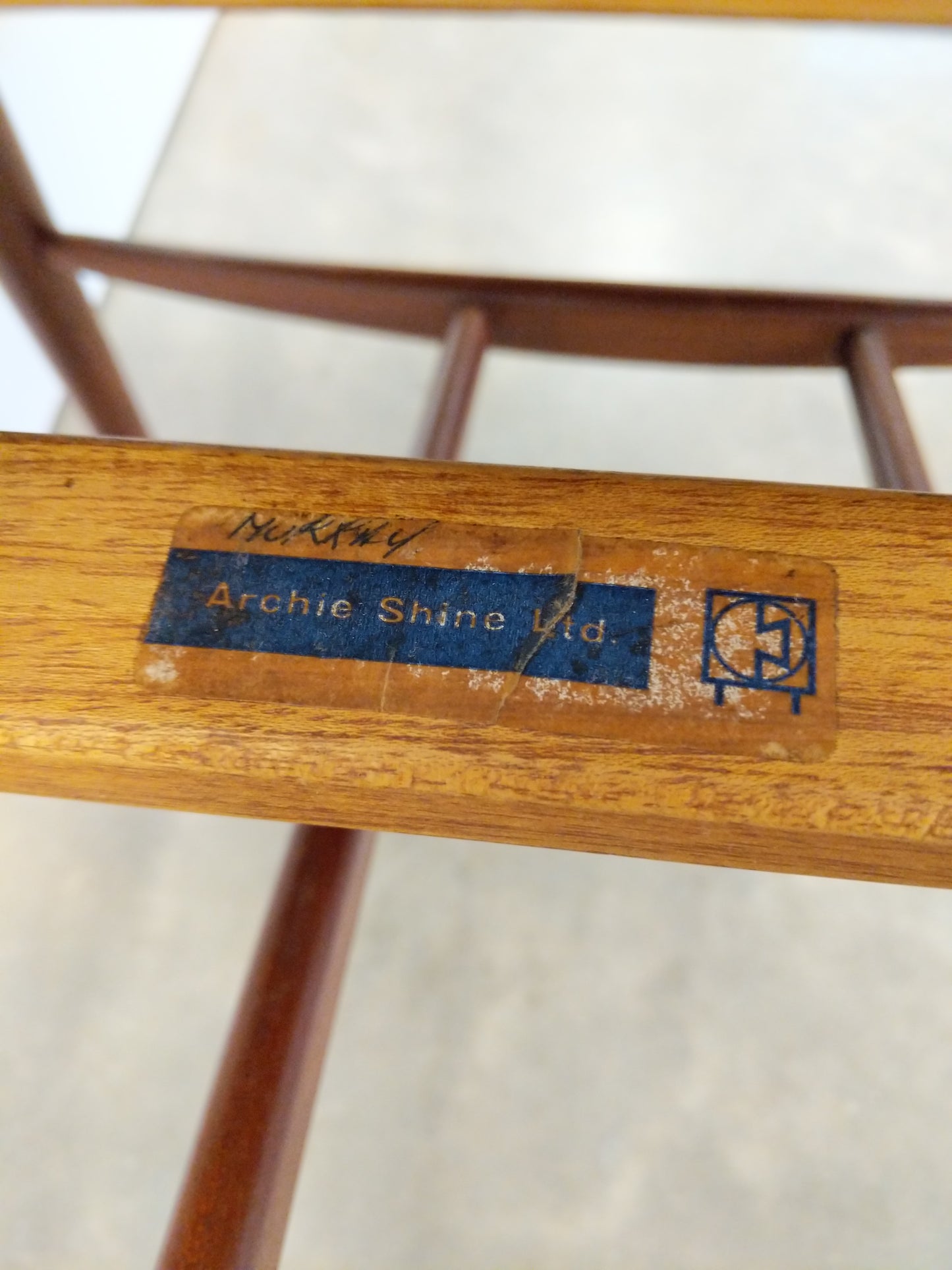 Vintage Mid Century Modern Teak Extendable Dining Table by Robert Heritage