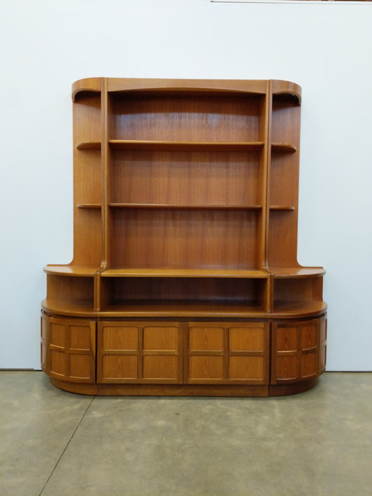 Vintage Mid Century Modern Teak Sideboard / Hutch by Nathan