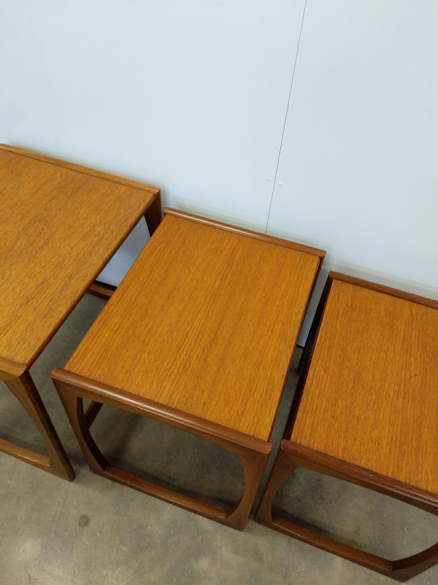 Set of Vintage Mid Century Modern Teak Nesting Tables by G Plan